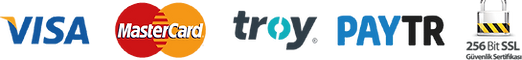PayTR güvenli ödeme; Visa, Mastercard ve Troy